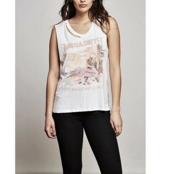 Trunk Ltd Tops - Megadeath Ripped Tank Top